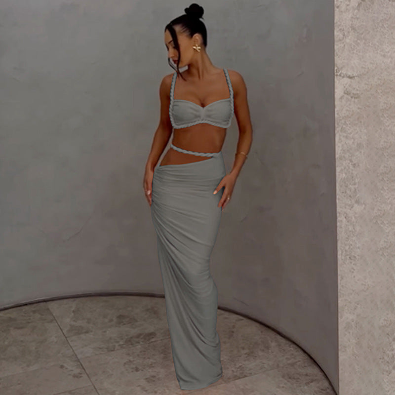 Valeria Cut-Out Uzun Elbise