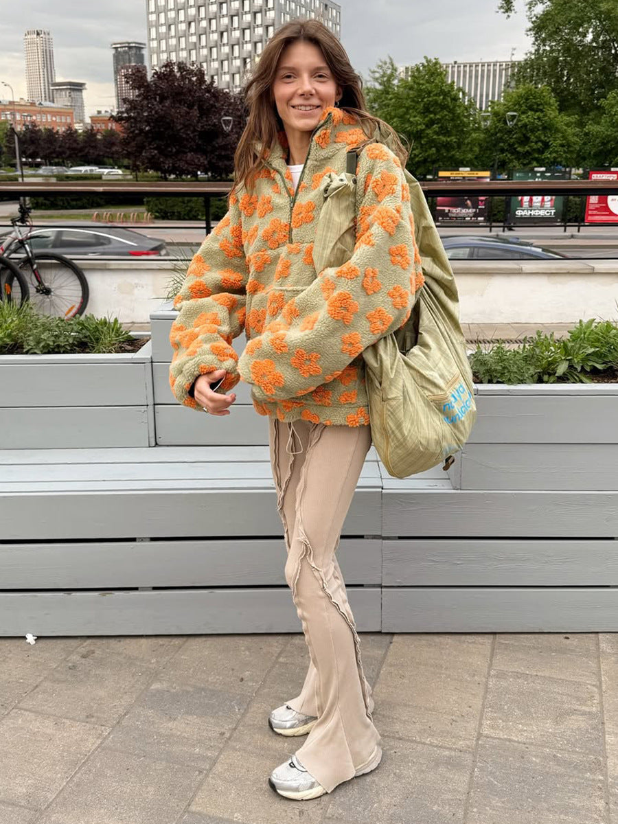 Harper Floral Fleece Hoodie