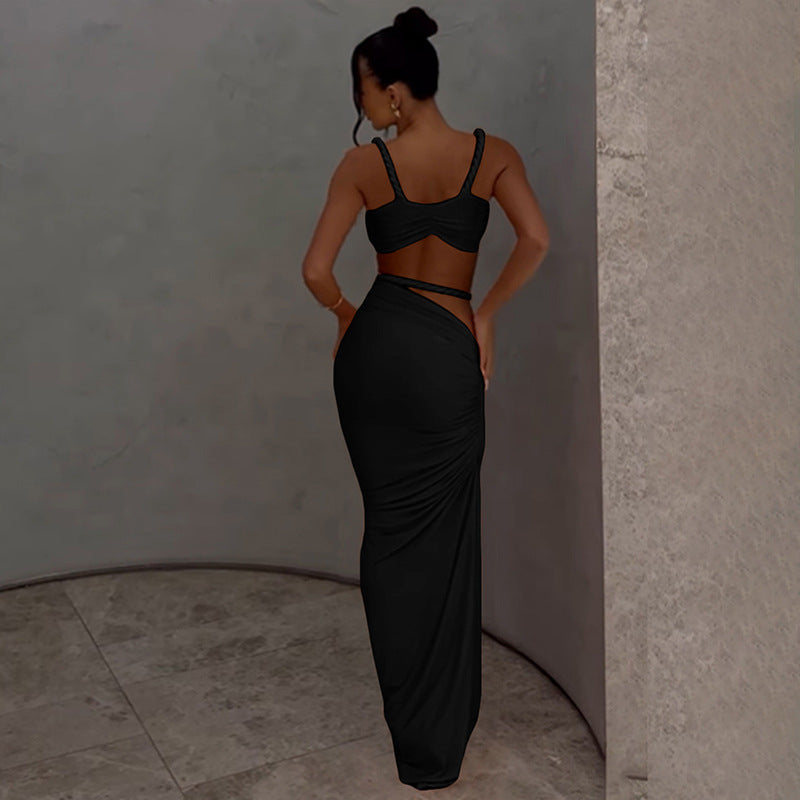 Valeria Cut-Out Uzun Elbise
