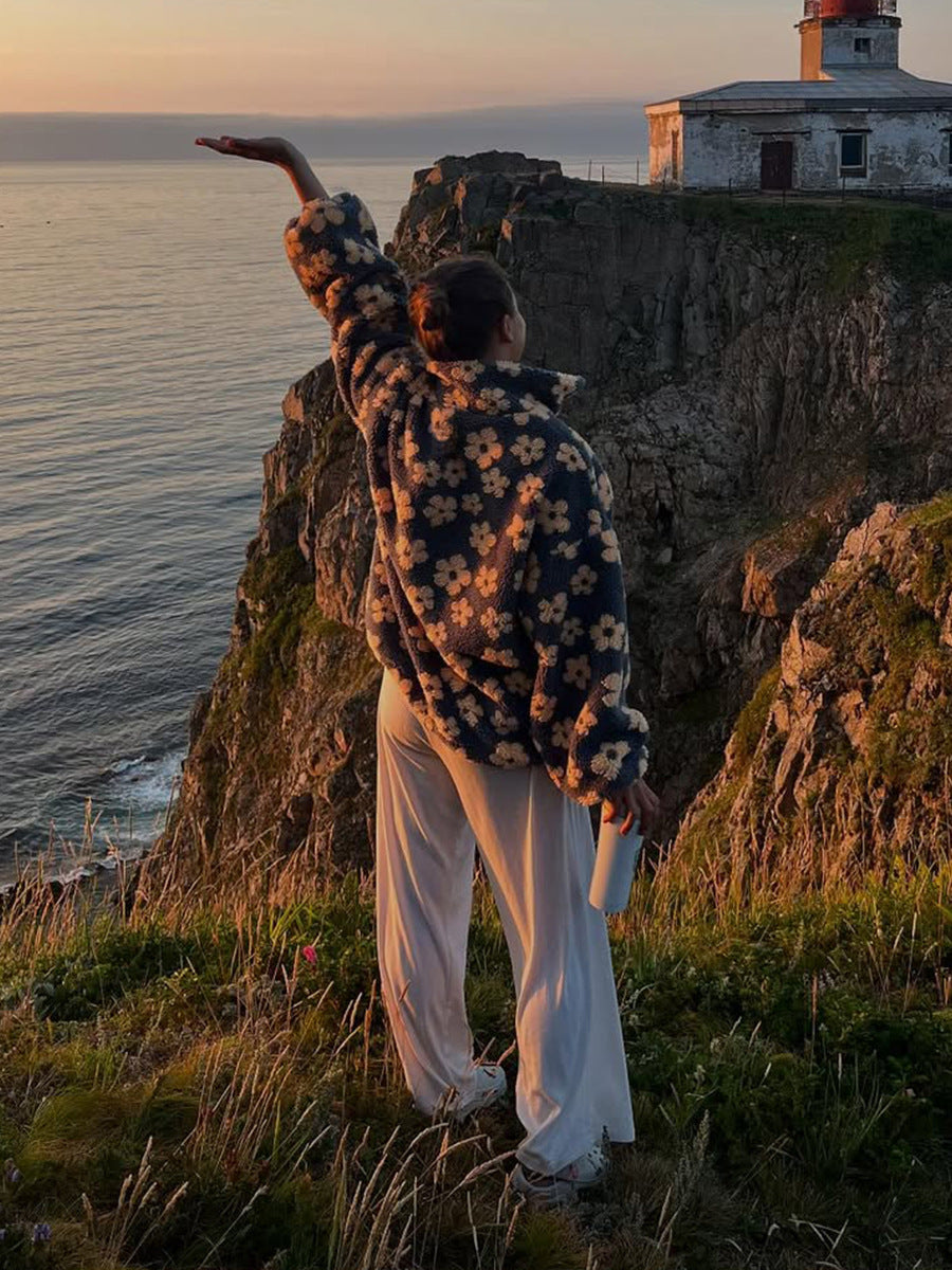 Harper Floral Fleece Hoodie