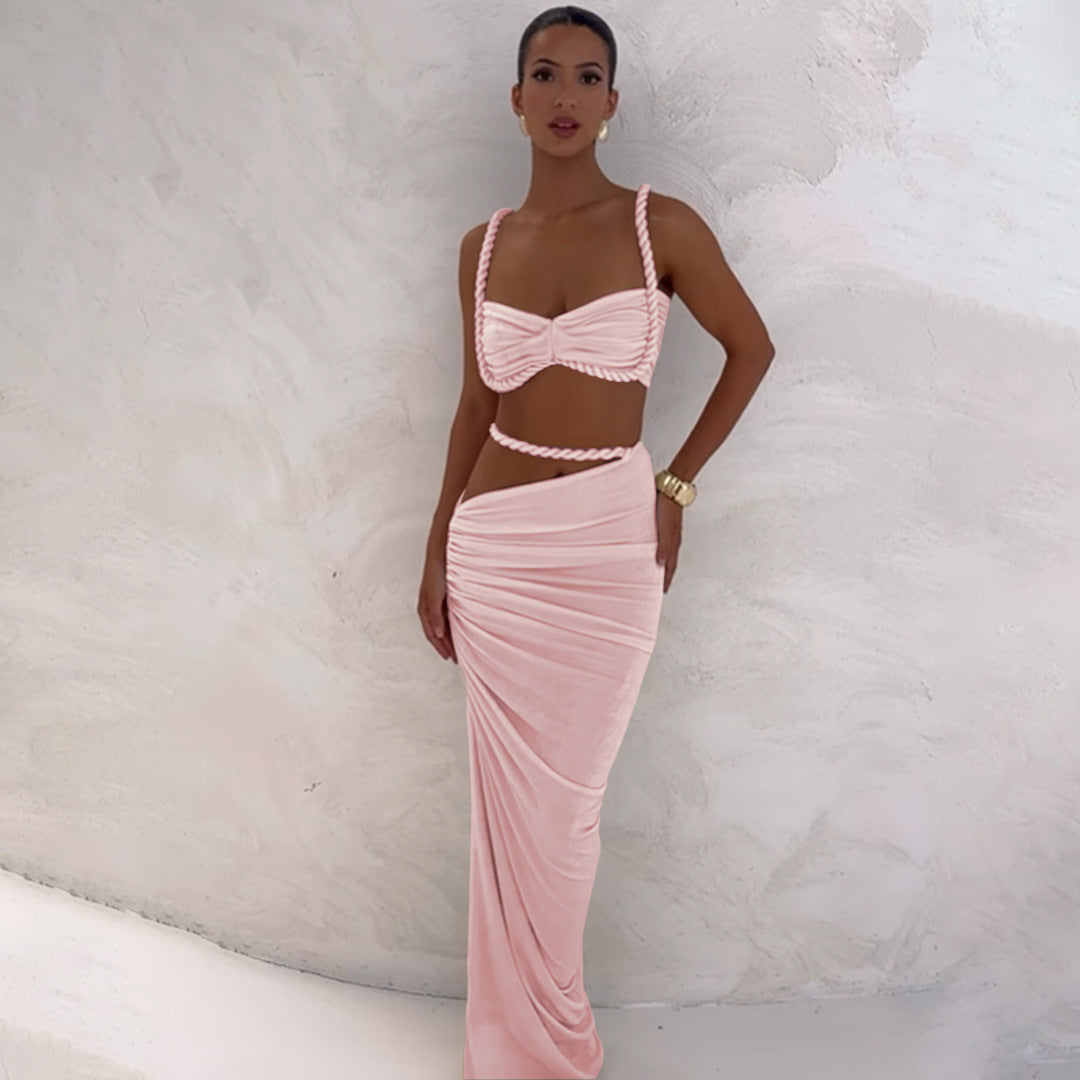 Valeria Cut-Out Uzun Elbise