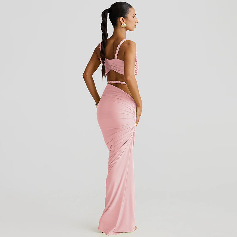 Valeria Cut-Out Uzun Elbise