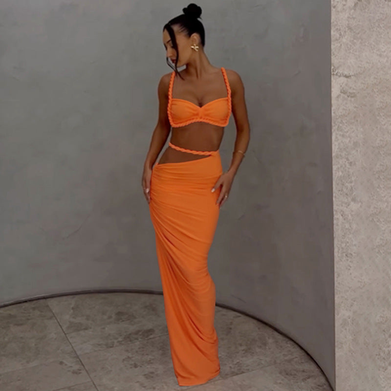 Valeria Cut-Out Uzun Elbise