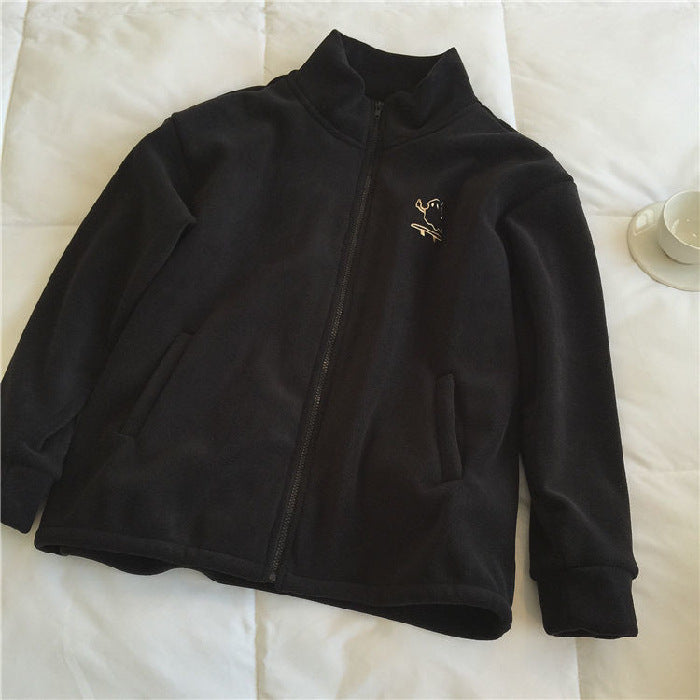 Olivia Plush Fleece Zip Jacket