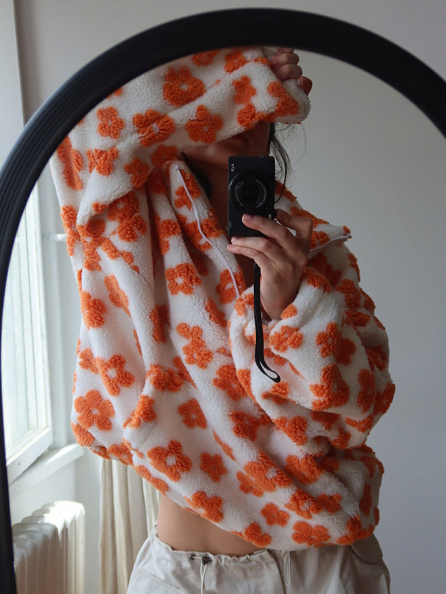Harper Floral Fleece Hoodie