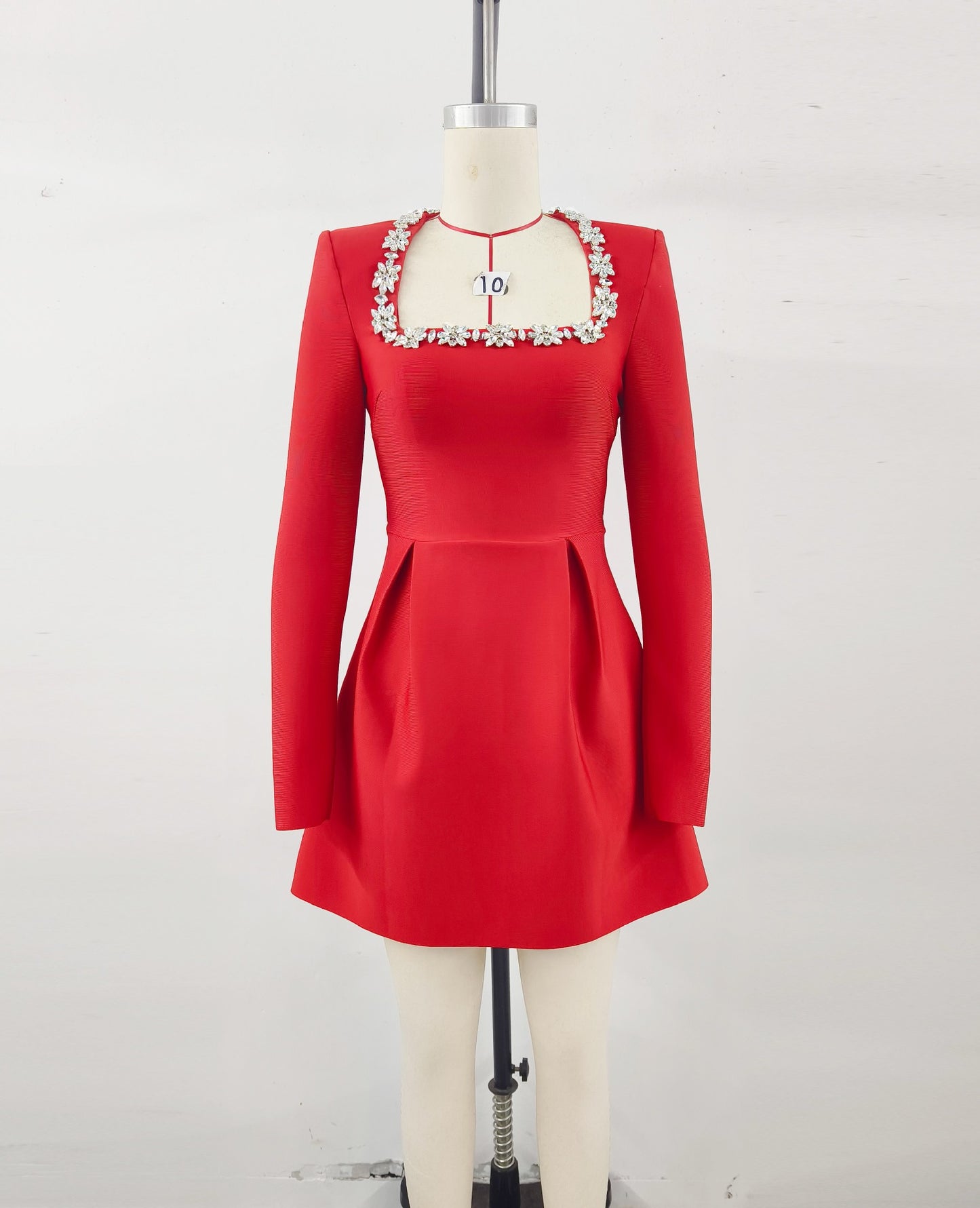 Isabella Crystal Detaylı Mini Elbise