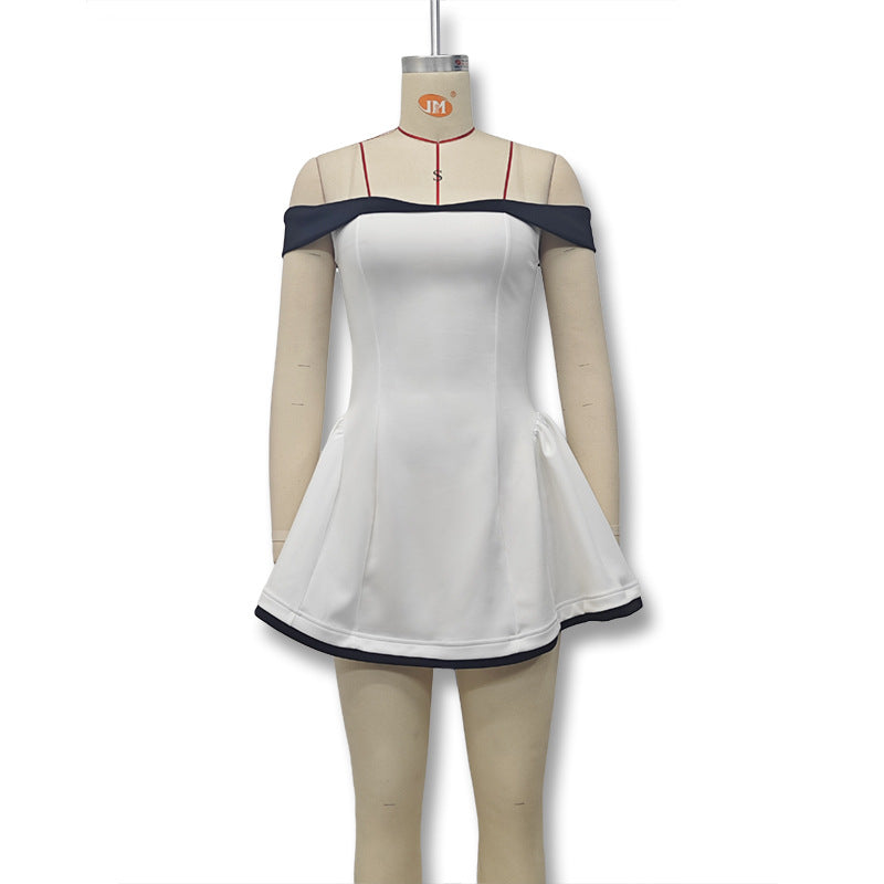 Lotus Off-Shoulder Mini