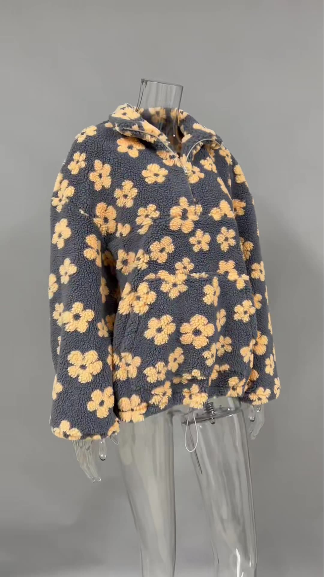 Harper Floral Fleece Hoodie