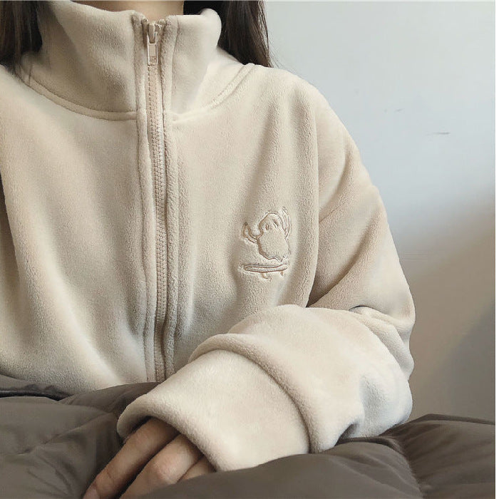 Olivia Plush Fleece Zip Jacket