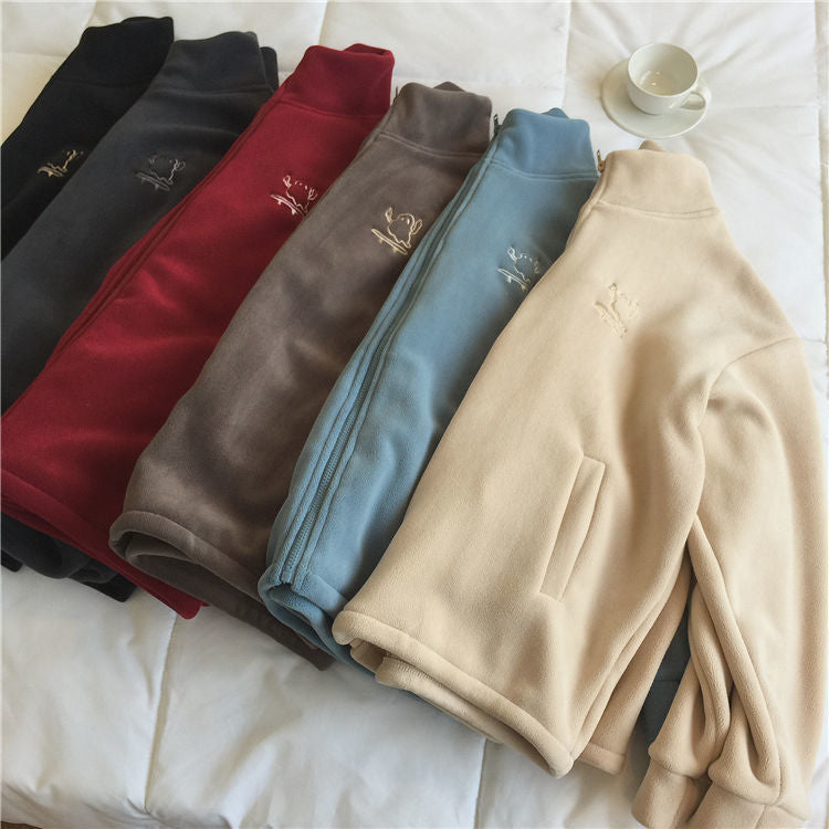 Olivia Plush Fleece Zip Jacket