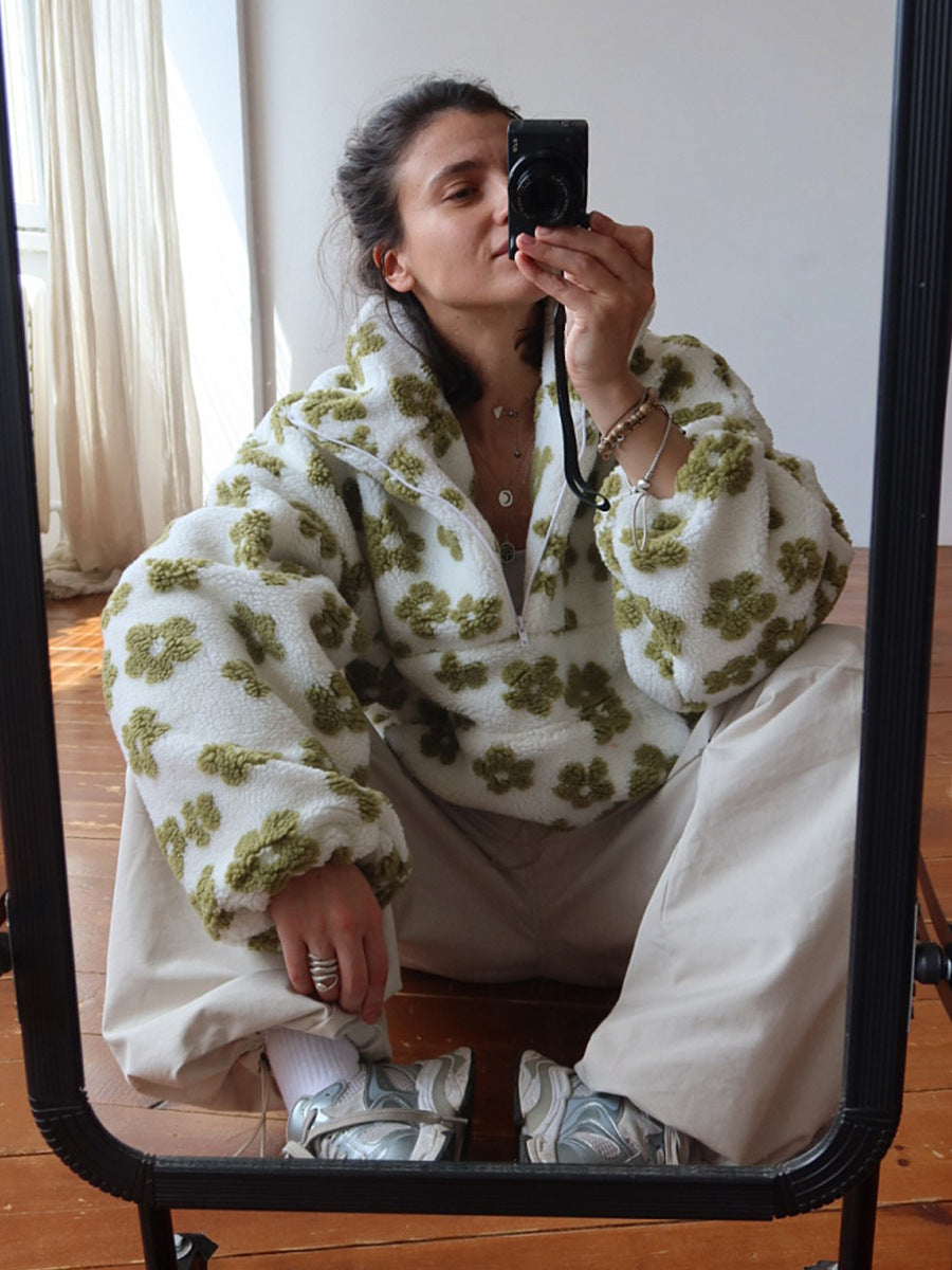 Harper Floral Fleece Hoodie