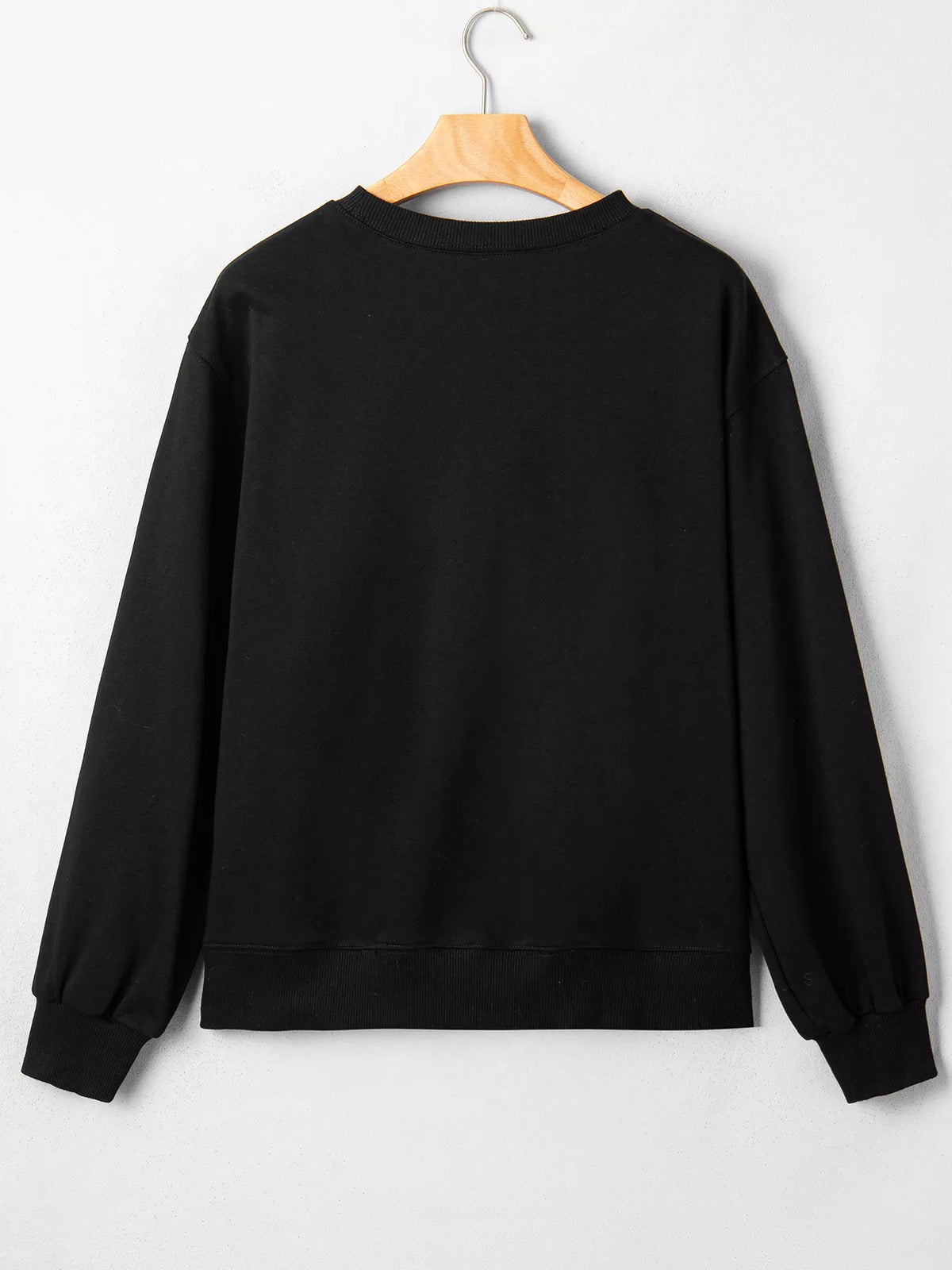 Embroidered Spooky Season Long Sleeve Round Neck Sweatshirt – Mayce Halloween Edit