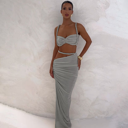 Valeria Cut-Out Uzun Elbise