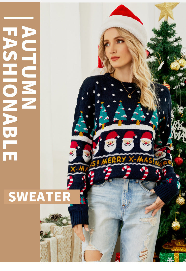 Holly Snowman Christmas Sweater