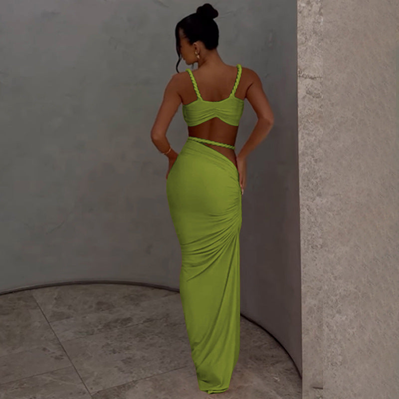 Valeria Cut-Out Uzun Elbise