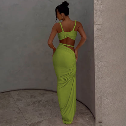 Valeria Cut-Out Uzun Elbise