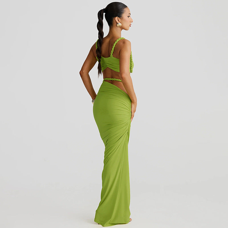Valeria Cut-Out Uzun Elbise