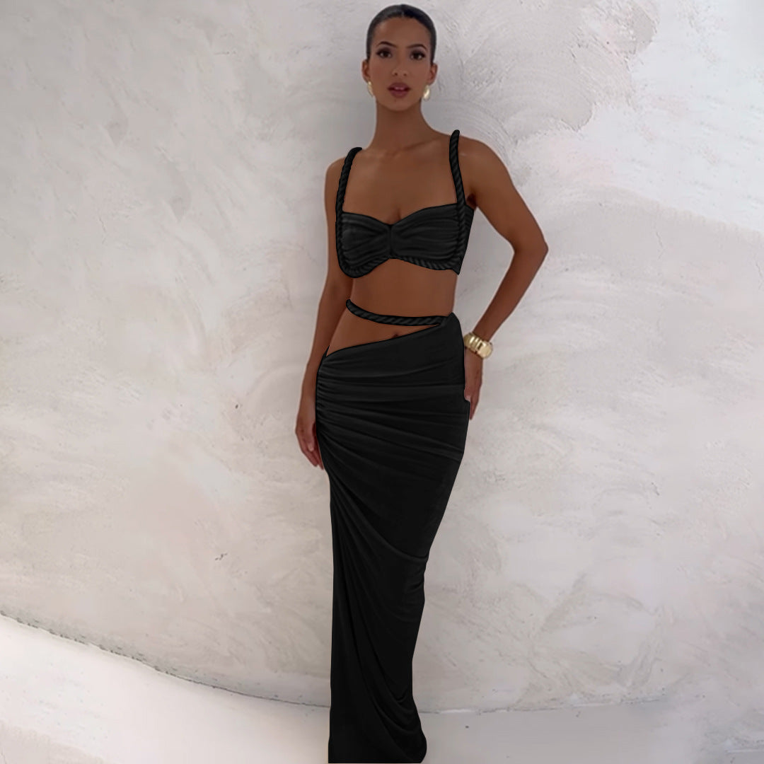 Valeria Cut-Out Uzun Elbise