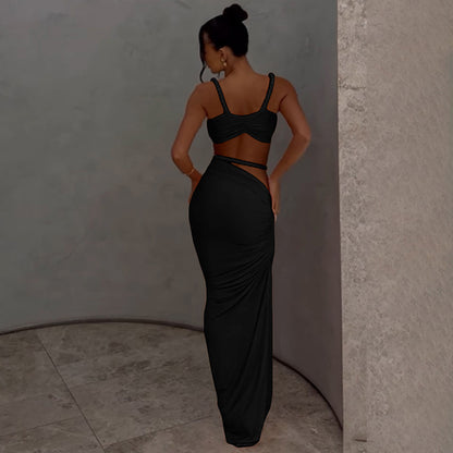 Valeria Cut-Out Uzun Elbise