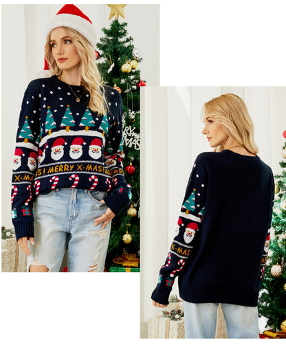 Holly Snowman Christmas Sweater
