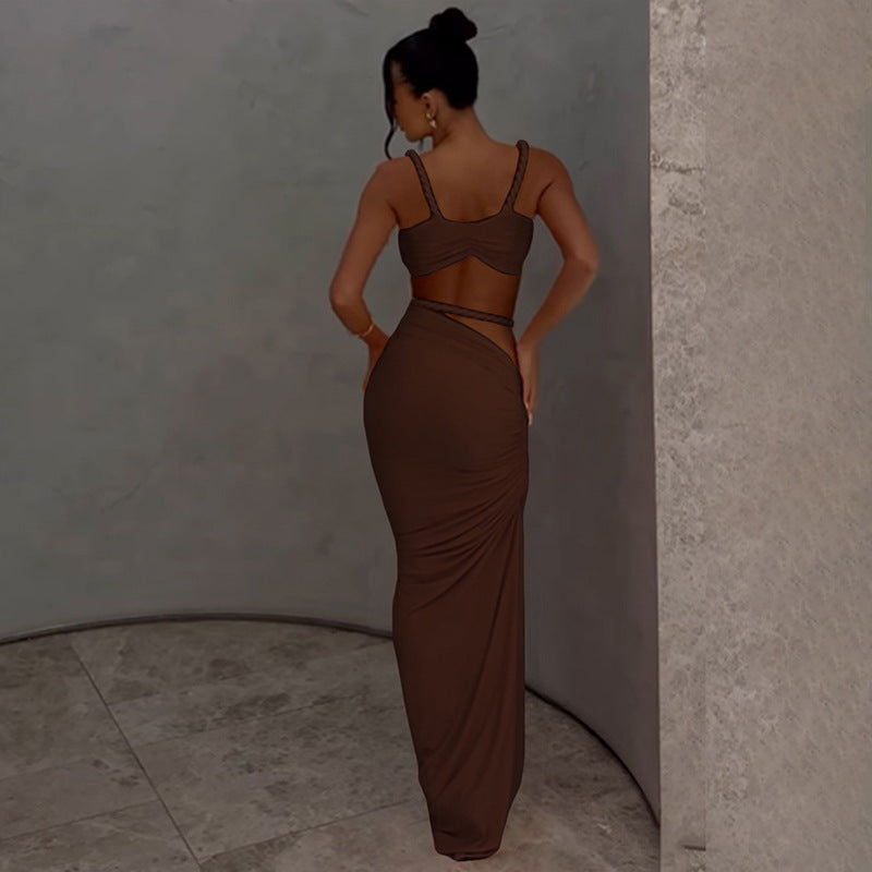 Valeria Cut-Out Uzun Elbise