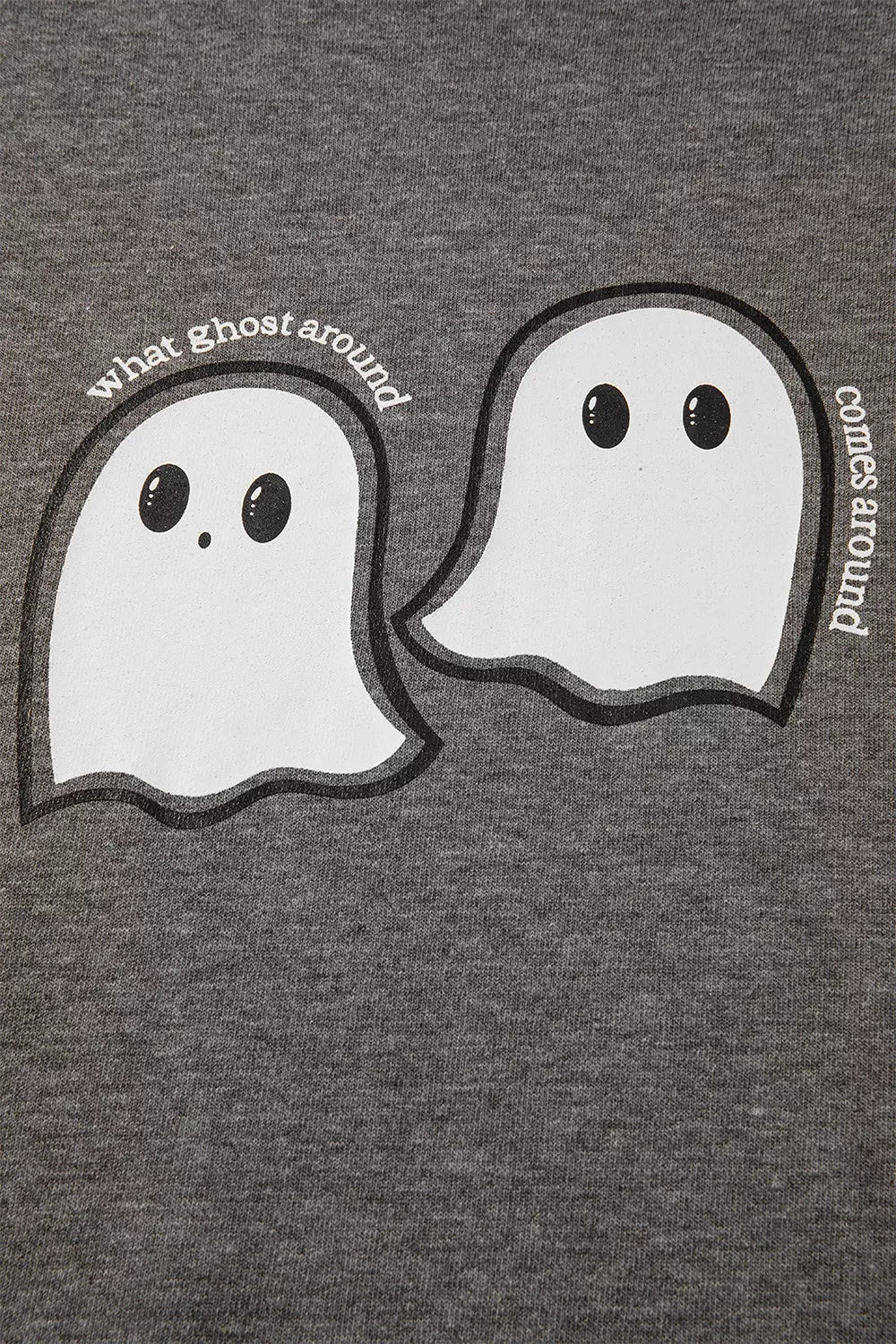 Halloween Ghost Print Mineral Wash Oversize Hoodie – Mayce Halloween Edit