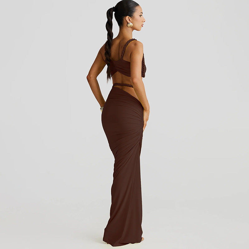 Valeria Cut-Out Uzun Elbise
