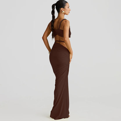 Valeria Cut-Out Uzun Elbise