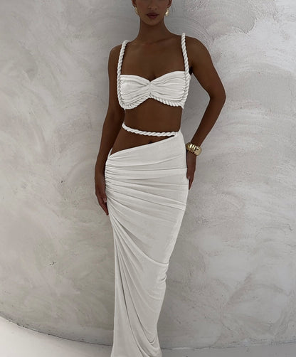 Valeria Cut-Out Uzun Elbise