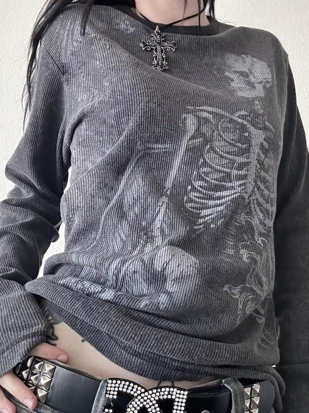 Skeleton Long Sleeve T-Shirt – Mayce Halloween Edit