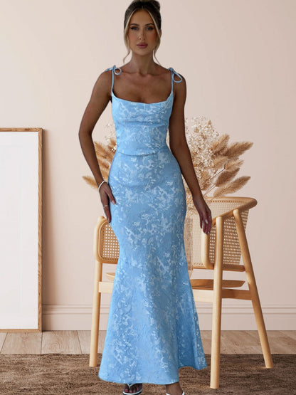 Whitney Maxi Dress - Blush