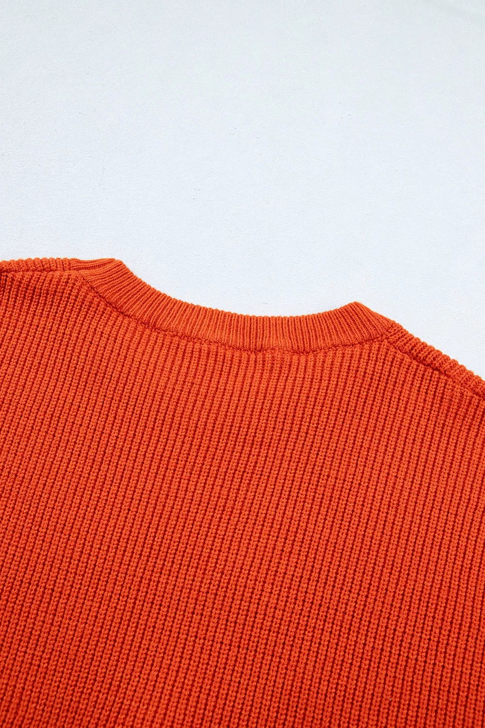 Drop Shoulder Long Sleeve Round Neck Halloween Sweater – Mayce Halloween Edit