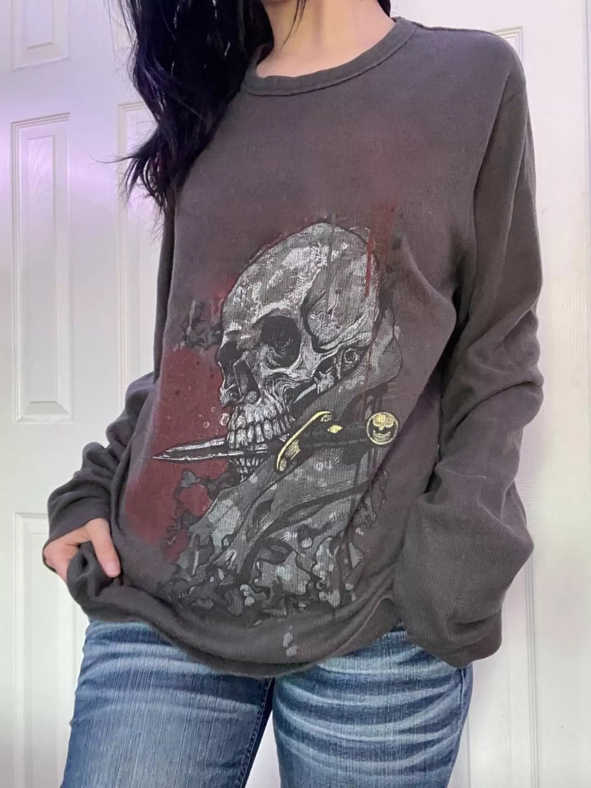 Skeleton Long Sleeve T-Shirt – Mayce Halloween Edit