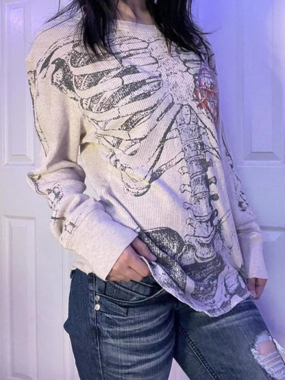 Skeleton Long Sleeve T-Shirt – Mayce Halloween Edit