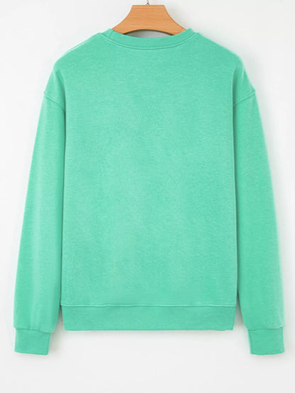 Halloween Ghost Embroidered Casual Sweatshirt – Mayce Halloween Edit
