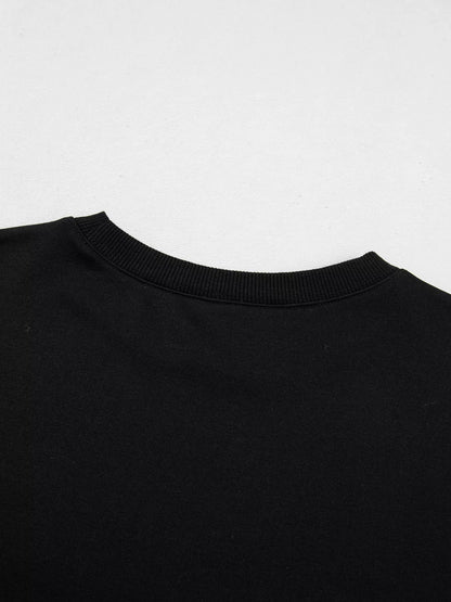 Embroidered Spooky Season Long Sleeve Round Neck Sweatshirt – Mayce Halloween Edit