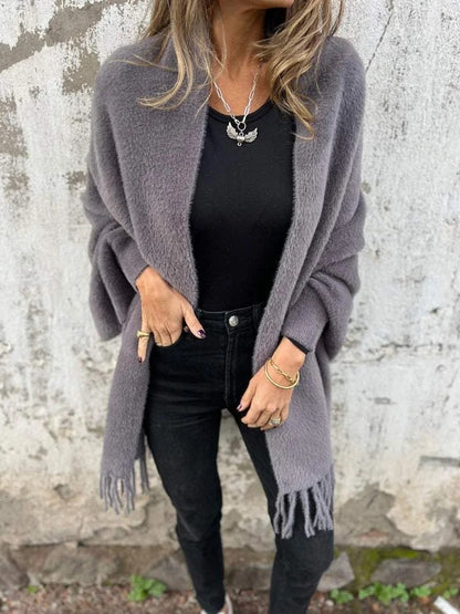 Ultra Cozy Fringe Cardigan
