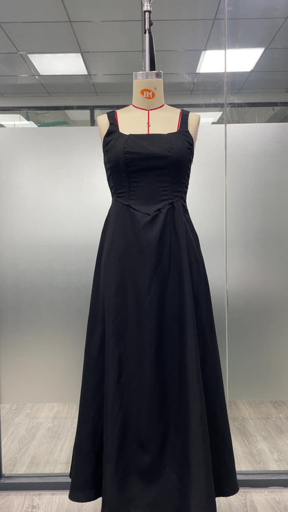 Bella Saten Maxi Elbise