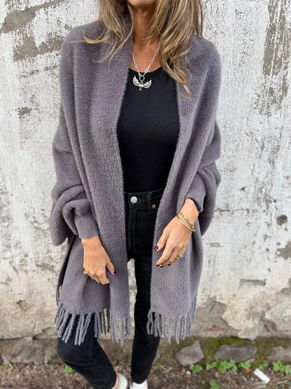 Ultra Cozy Fringe Cardigan