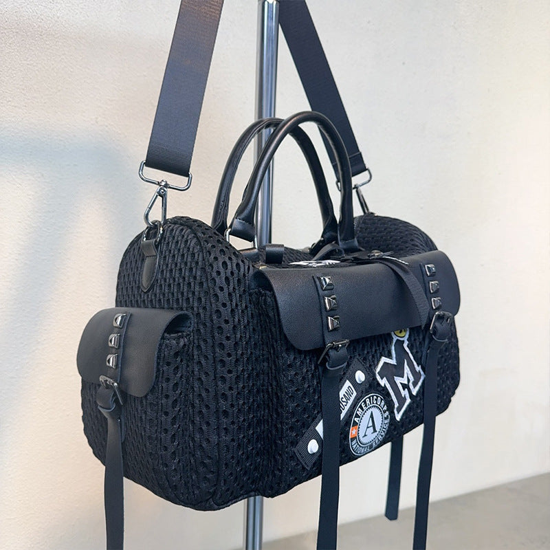 Mayce Elegante ™  | JADE Woven Mesh Street Bag