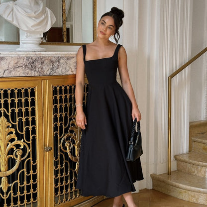 Bella Saten Maxi Elbise