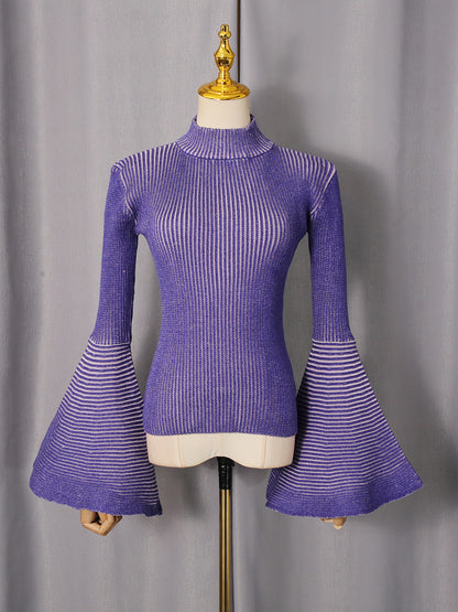 Brielle Flare Sleeve Knit Top