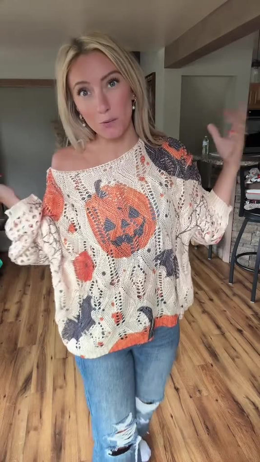 Harper Pumpkin Knit Kazak