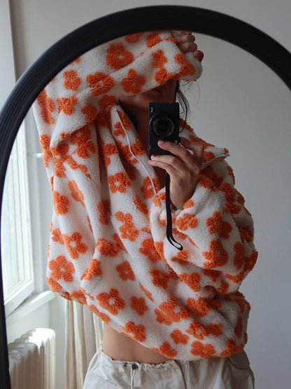 Harper Floral Fleece Hoodie