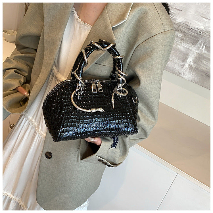 Mayce Elegante ™ | LUNA Snake-Pattern Mini Bag