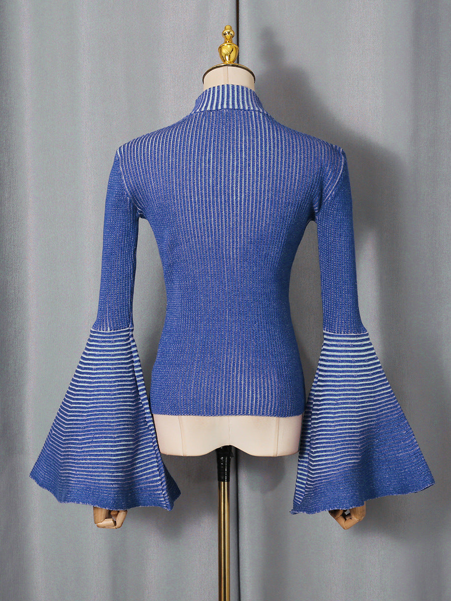 Brielle Flare Sleeve Knit Top