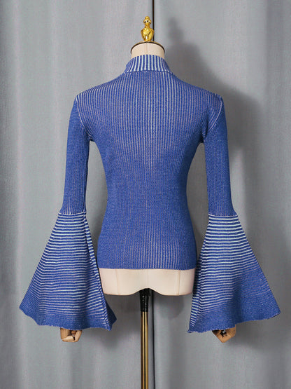 Brielle Flare Sleeve Knit Top