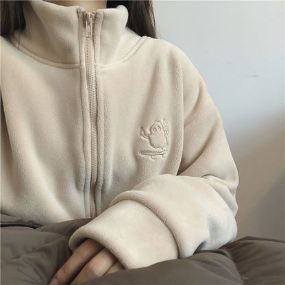 Olivia Plush Fleece Zip Jacket
