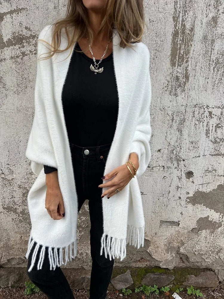 Ultra Cozy Fringe Cardigan