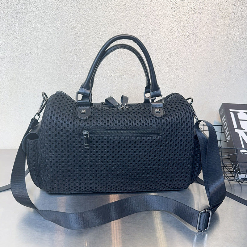 Mayce Elegante ™  | JADE Woven Mesh Street Bag